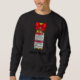 Stille Nacht Bekleidung MerryWeihnachten Medizin D Sweatshirt