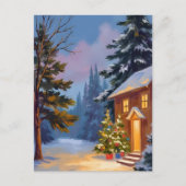 Stille Nacht bemalt Weihnachten (Vorderseite)