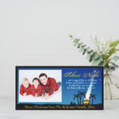 Stille Nacht Bibel Verse Christlich Weihnachten (Stehend Vorderseite)