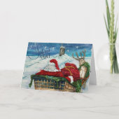 "Stille Nacht" eine Weihnachtskarte für das U-Boot Karte (Vorderseite)