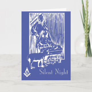 Stille Nacht Feiertagskarte