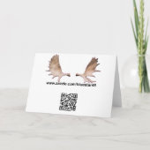 Stille Nacht Feiertagskarte (Rückseite)