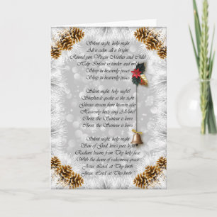 Stille Nacht Feiertagskarte