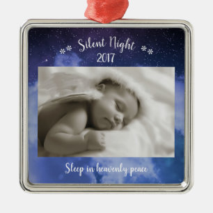 Stille Nacht Foto - Square Ornament