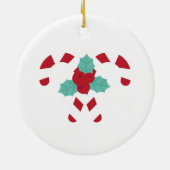 Stille Nacht, Foto, Urlaub Keramikornament (Hinten)