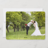 Stille Nacht Frohe Weihnachten Zwei Foto-Karte (Rückseite)