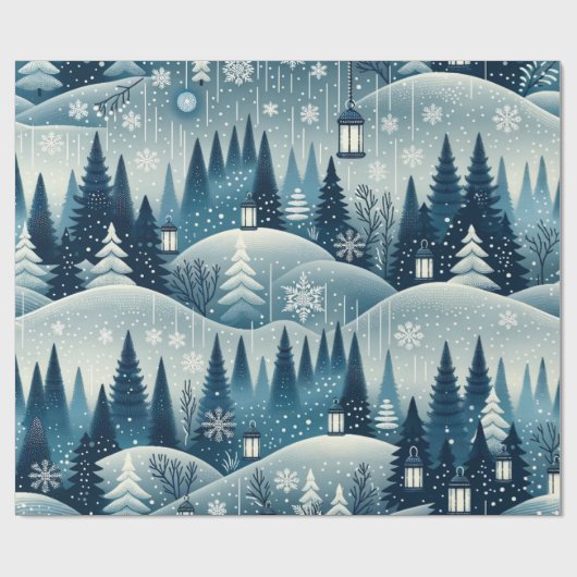 Stille Nacht Geschenkpapier (Flach)