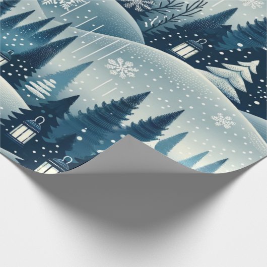 Stille Nacht Geschenkpapier (Ecke)