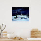 Stille Nacht Heilige Nacht 1995 Poster (Küche)