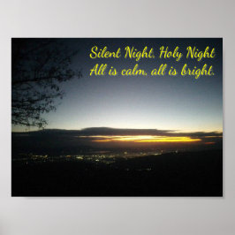 Stille Nacht Heilige Nacht - Agrinio Griechenland Poster