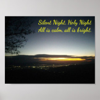 Stille Nacht Heilige Nacht - Agrinio Griechenland  Poster