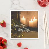 "Stille Nacht Heilige Nacht" Beliebter Weihnachtsl Serviette (Beispiel)