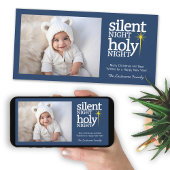 Stille Nacht, heilige Nacht Christlich Feiertagskarte