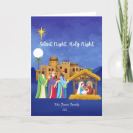 Stille Nacht, heilige Nacht Dankeskarte