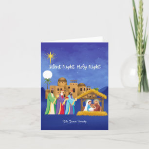 Stille Nacht, heilige Nacht Dankeskarte