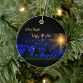 Stille Nacht Heilige Nacht Drei Weisen Weihnachten Keramik Ornament