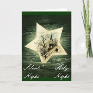 Stille Nacht, heilige Nacht Feiertagskarte