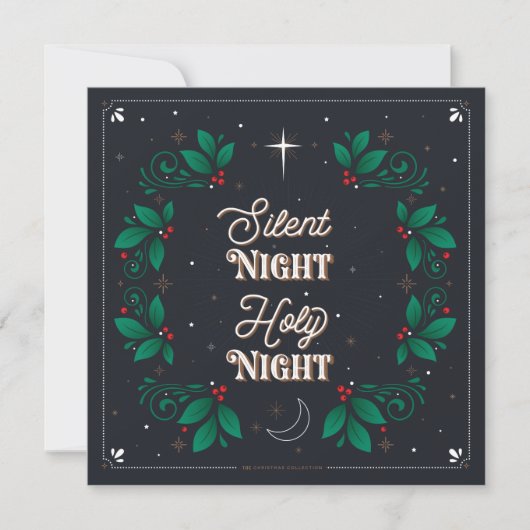 Stille Nacht, heilige Nacht Flat Card 5.25 (Vorderseite)