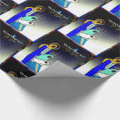 Stille Nacht Heilige Nacht Geschenkpapier (Ecke)