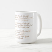 Stille Nacht, heilige Nacht Kaffeetasse (VorderseiteRechts)