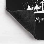 Stille Nacht Heilige Nacht Kippenszene Christlich  Mousepad (Ecke)
