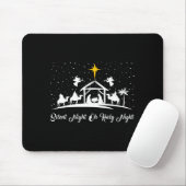 Stille Nacht Heilige Nacht Kippenszene Christlich  Mousepad (Mit Mouse)