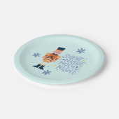 Stille Nacht, heilige Nacht Pappteller (Schrägansicht)