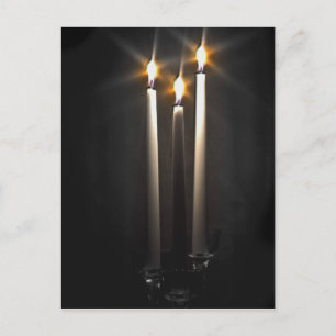 Stille Nacht Heilige Nacht Trinity Candle Postkarte