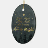 STILLE NACHT, HOLY NIGHT ORNANANANANANATION KERAMIKORNAMENT (Links)