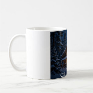 Stille Nacht Hütte Kaffeetasse