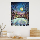 Stille Nacht in Schweden Poster (Küche)