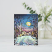 Stille Nacht in Schweden Postkarte (Stehend Vorderseite)