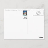 Stille Nacht in Schweden Postkarte (Rückseite)