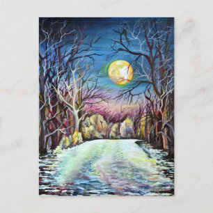 Stille Nacht in Schweden Postkarte