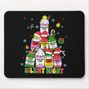 Stille Nacht Intensivstation Krankenpfleger Weihna Mousepad