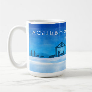 Stille Nacht Krippenszene Tasse 