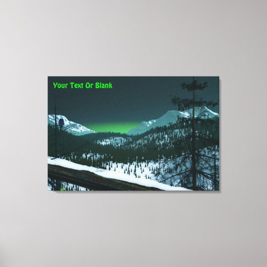 Stille Nacht Leinwanddruck (Vorderseite)