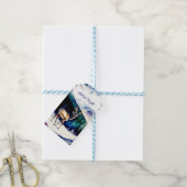 Stille Nacht mit Hirschfest Geschenkanhänger (Mit Garn)