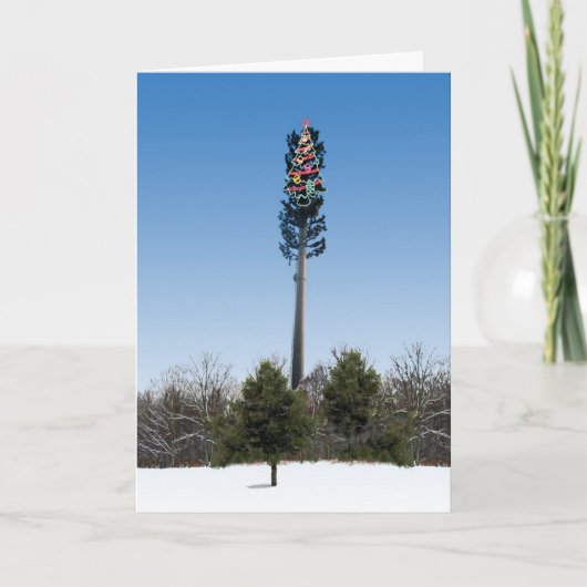 Stille Nacht (nicht) Feiertagskarte (Vorderseite)