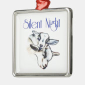 Stille Nacht Ornament Aus Metall (Links)