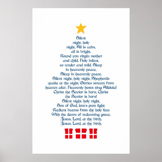 Stille Nacht Poster (Vorne)