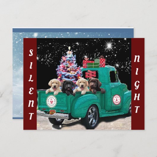 stille Nacht Postkarte (Vorne/Hinten)