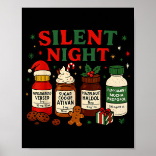 Stille Nacht Profol Intensivstation Krankenschwest Poster
