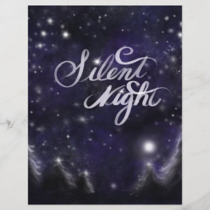Stille Nacht - romantische Schneeszene
