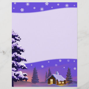 Stille Nacht   Snowy Village Weihnachtsbriefe