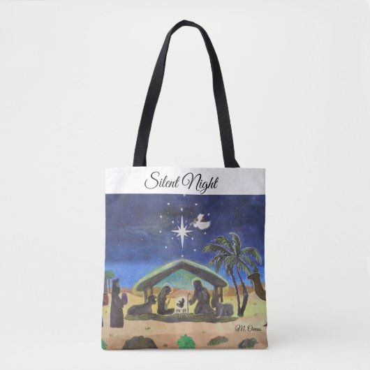Stille Nacht Tote Tasche (Vorderseite)