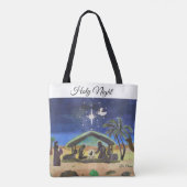 Stille Nacht Tote Tasche (Rückseite)