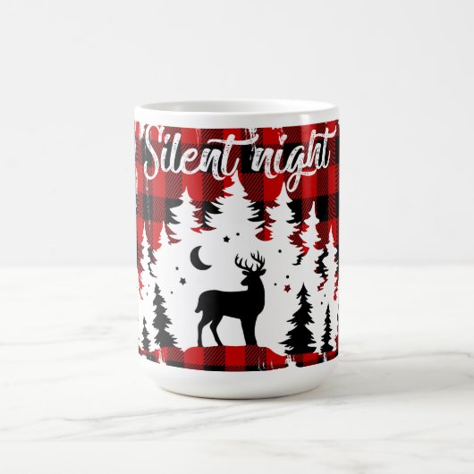 Stille Nacht Weihnachten 15 oz Kaffeetasse (Mittel)