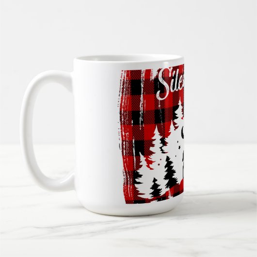 Stille Nacht Weihnachten 15 oz Kaffeetasse (Links)
