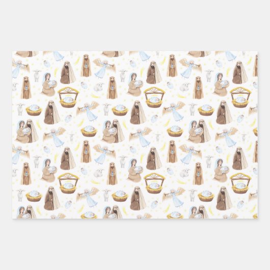 Stille Nacht Weihnachten Geschenkpapier Set (Vorderseite)